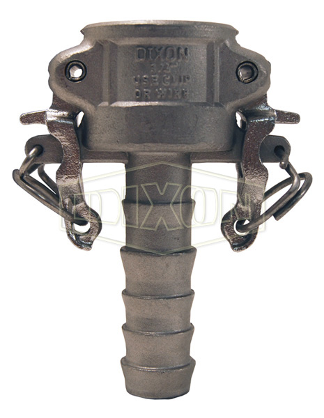 Boss-Lock™ Cam & Groove Type C Coupler x Hose Shank